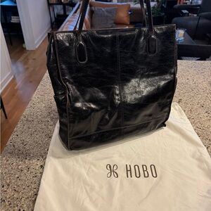 HOBO Dark Brown Leather Tote